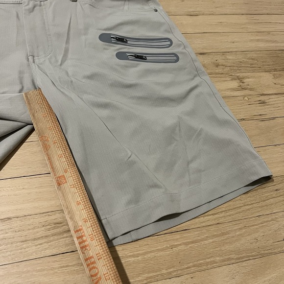 Lululemon Shorts Men 36 Beige Commuter Performance Casual Triple Active Gorpcore - Picture 6 of 11